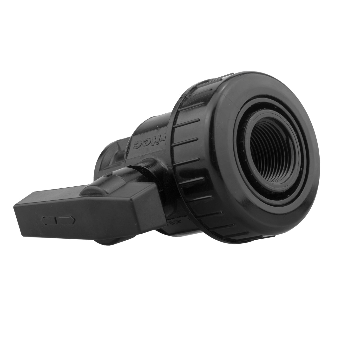 ¾” BSP Water Butt Fitting with Full Flow PP Valve and 32mm MDPE Fitting