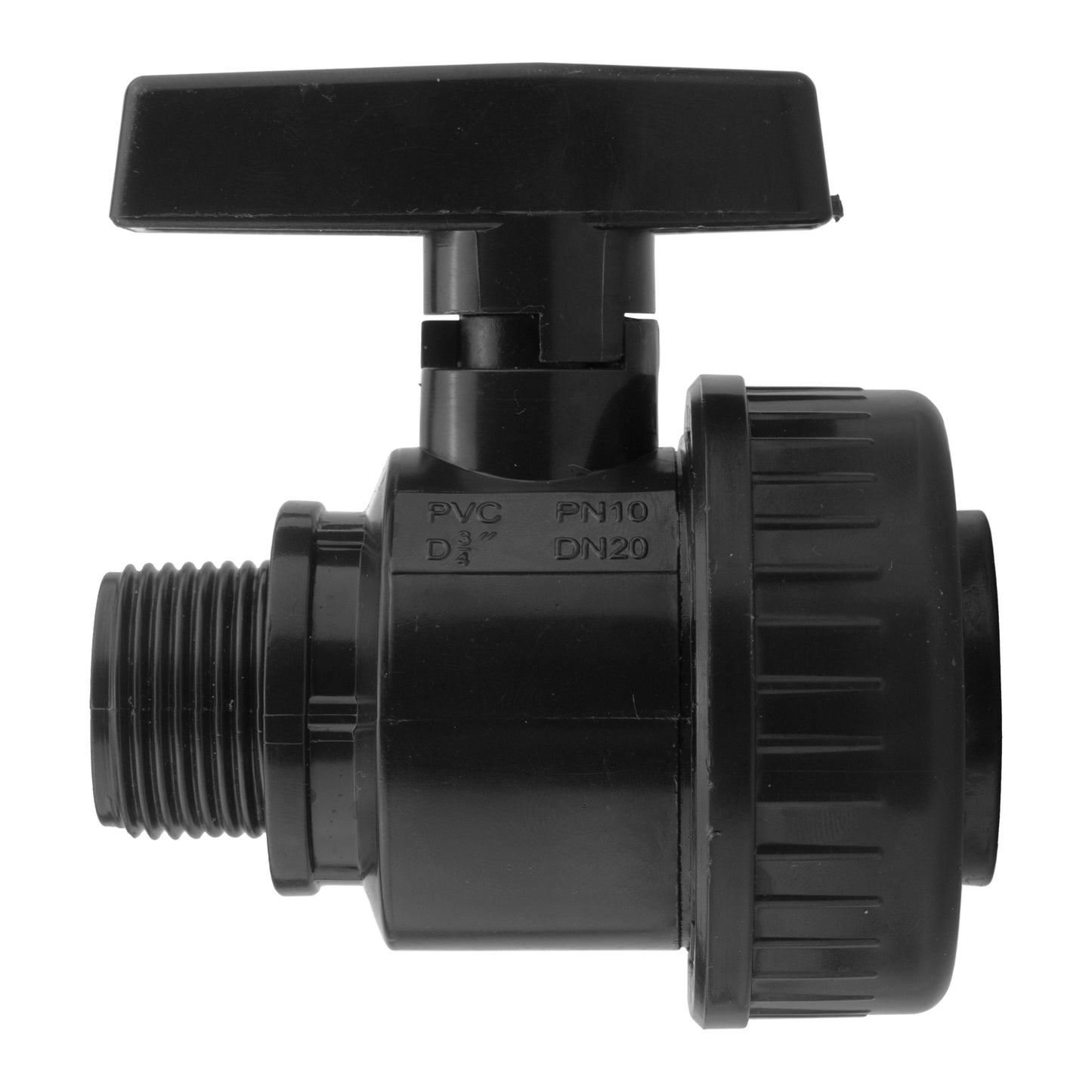 Wall Flange Kit 32mm MDPE + Large Plastic Valve + Geka
