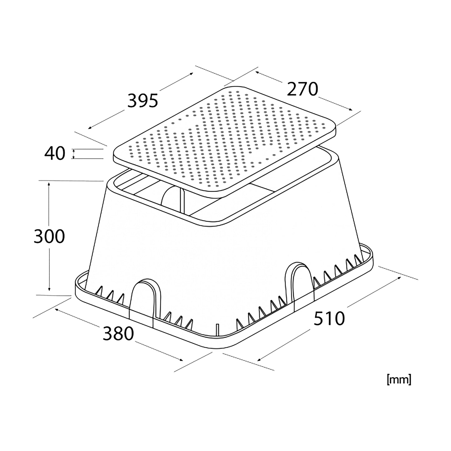 Standard Valve Box, 52x39cm