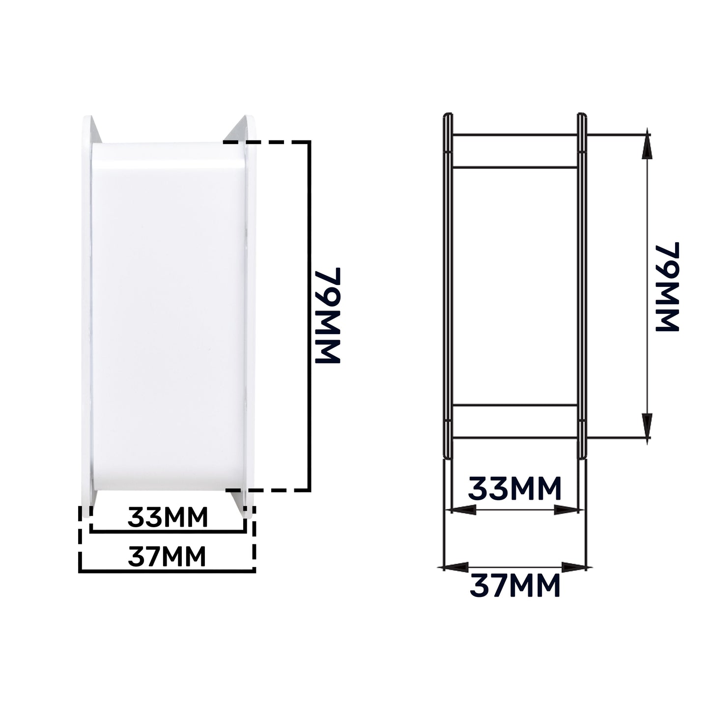 Door Louvre Vent KD 70mm—450mm