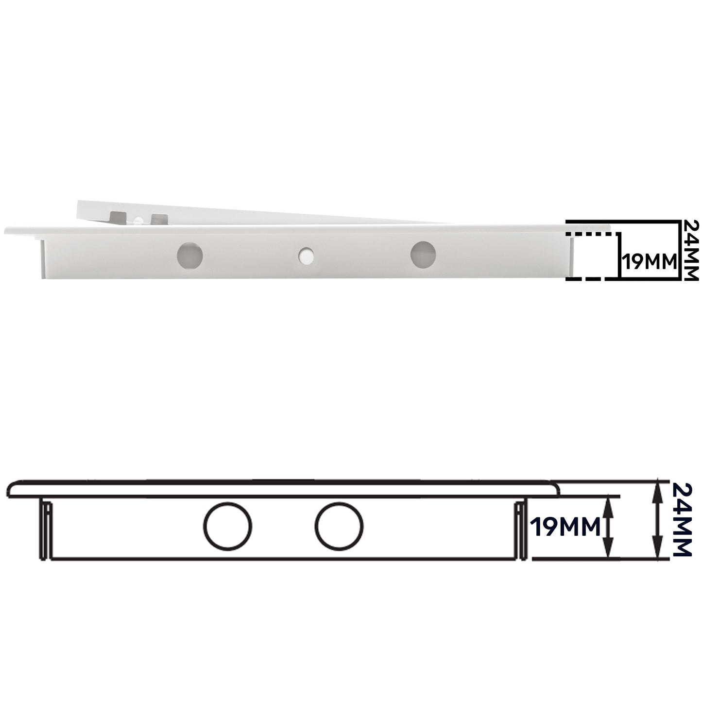 Access Panel Door PP, White 250mm x 250mm