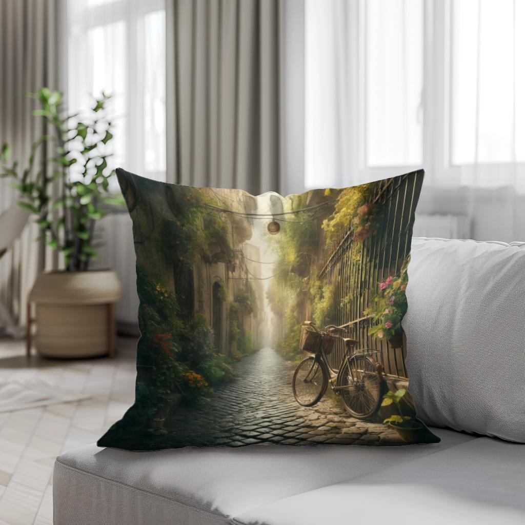Whispers of Summer Past Cotton Cushion