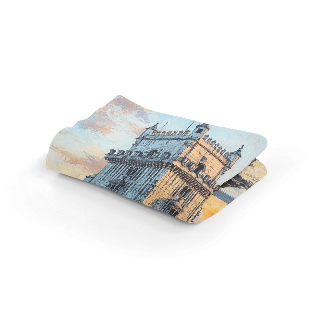 Belém Tower Sunrise Blanket