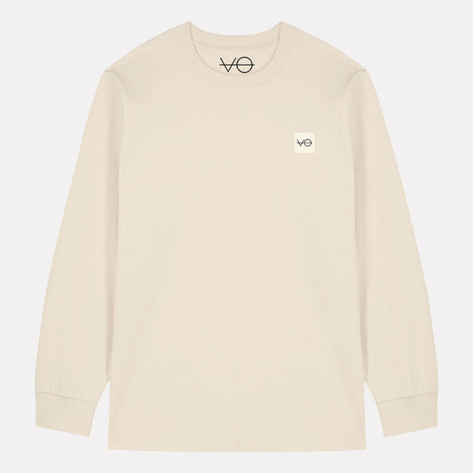 Mountain Range Back Print Long Sleeve T-Shirt (Unisex)