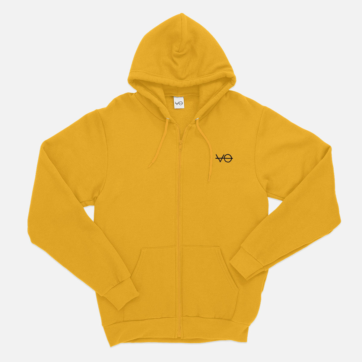 VO Embroidered Zip Up Hoodie (Unisex)