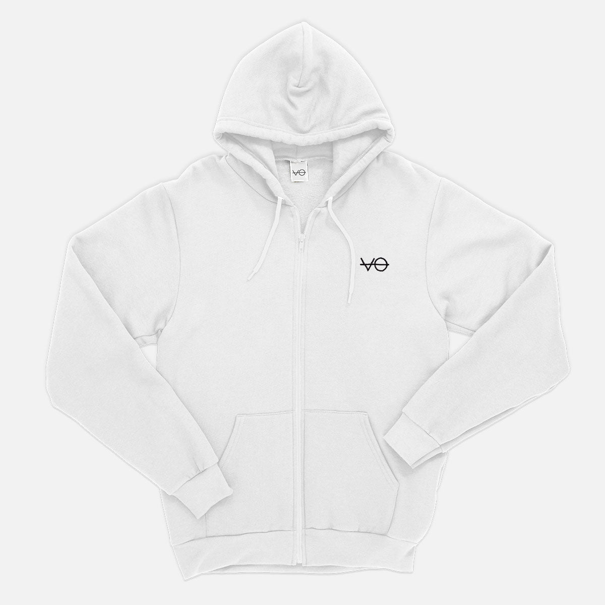 VO Embroidered Zip Up Hoodie (Unisex)