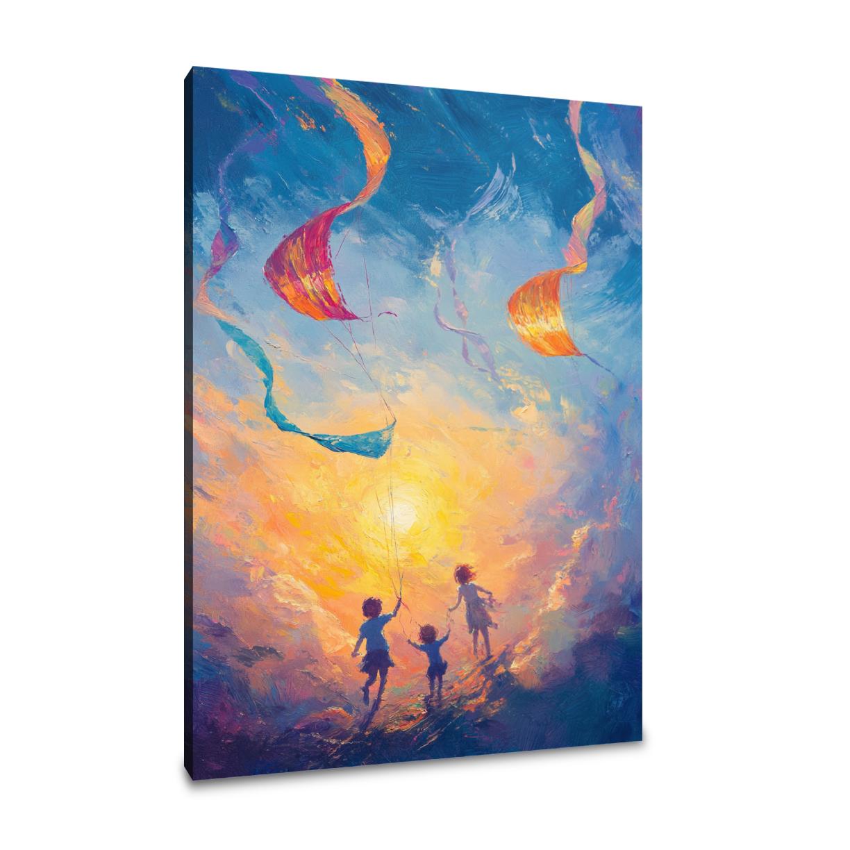 Rainbow Kite Canvas