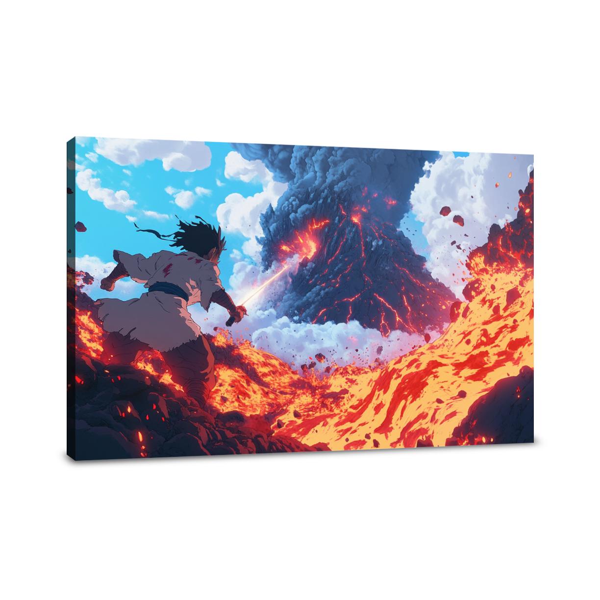 Fiery Duel Canvas
