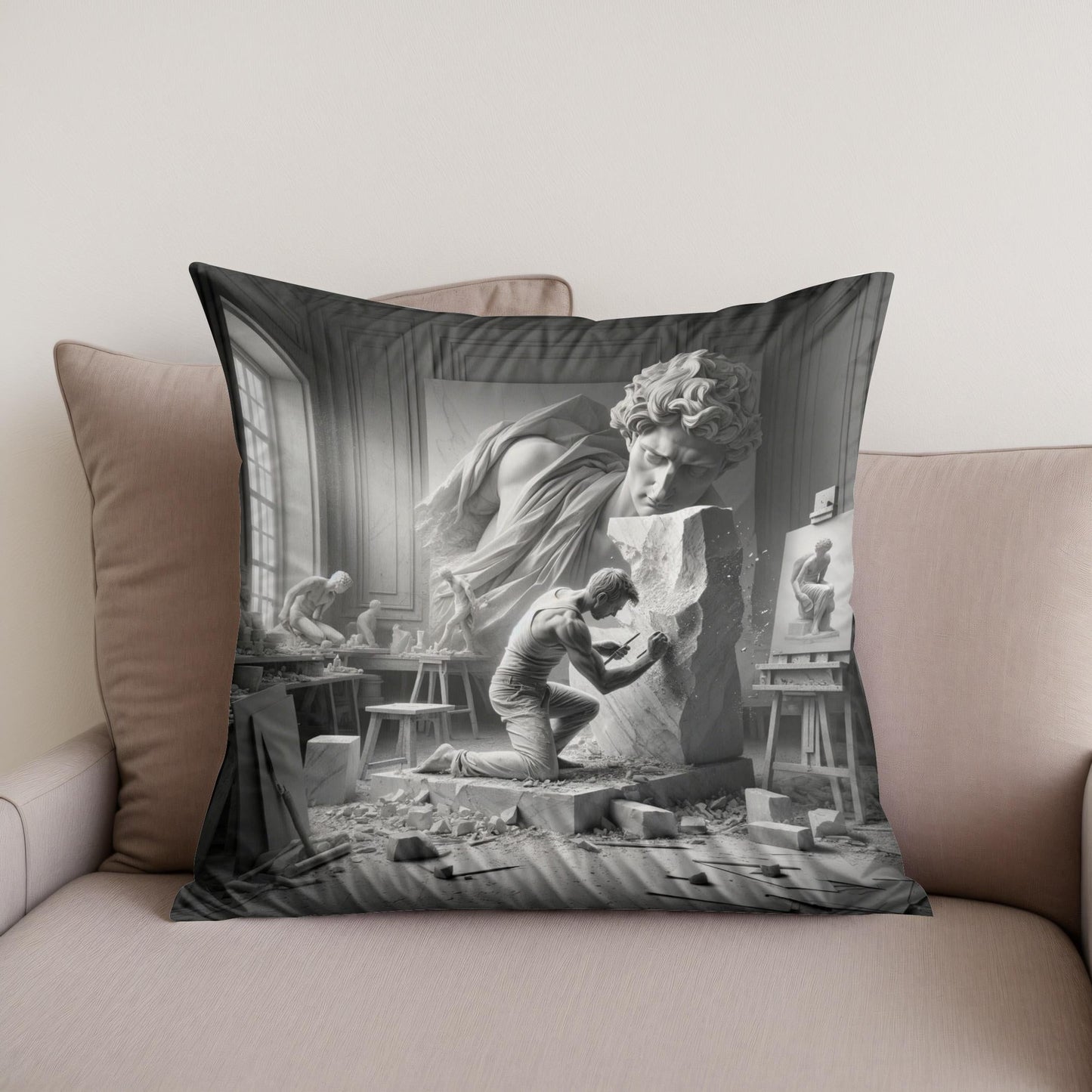 Marble Genesis Cotton Cushion