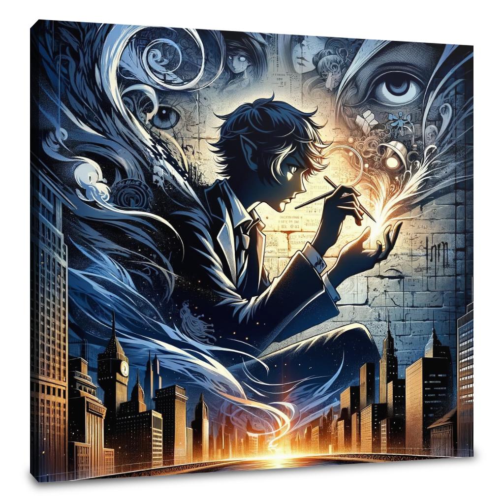 Enigmatic Dusk Puzzle- Manga Canvas