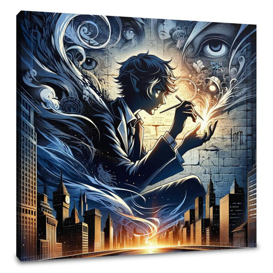 Enigmatic Dusk Puzzle- Manga Canvas