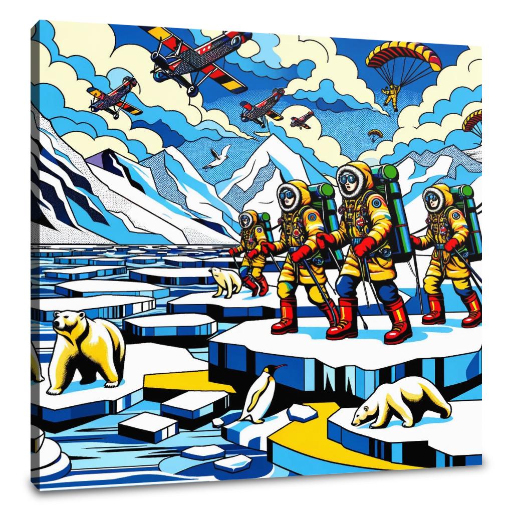 Polar Expedition Pop Canvas