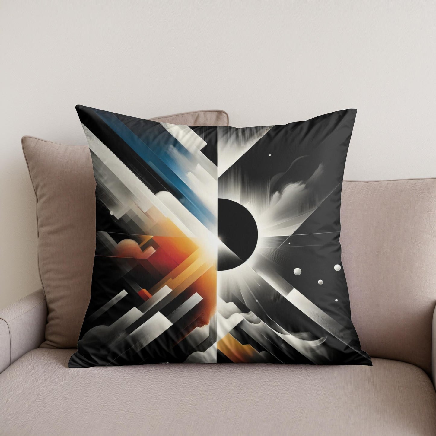 Eclipse of Clarity Cotton Cushion