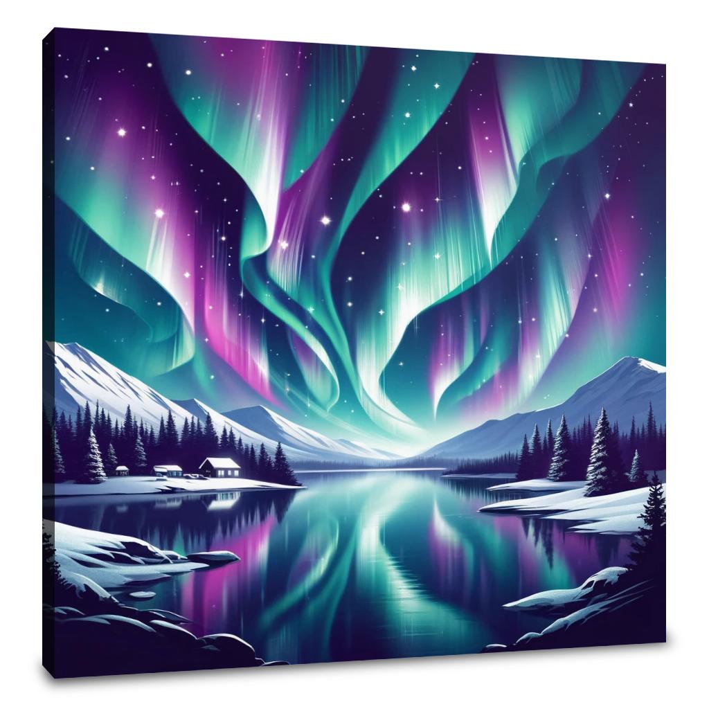 Aurora Borealis Canvas