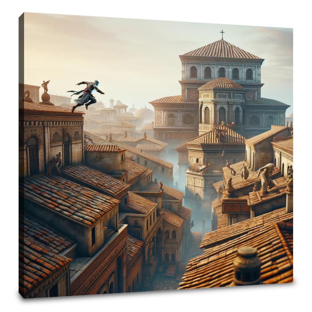 Parkour Pursuit Canvas