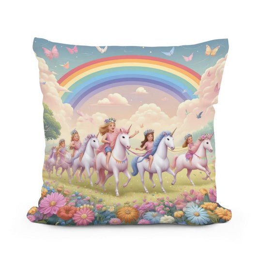 Unicorn Parade Cotton Cushion