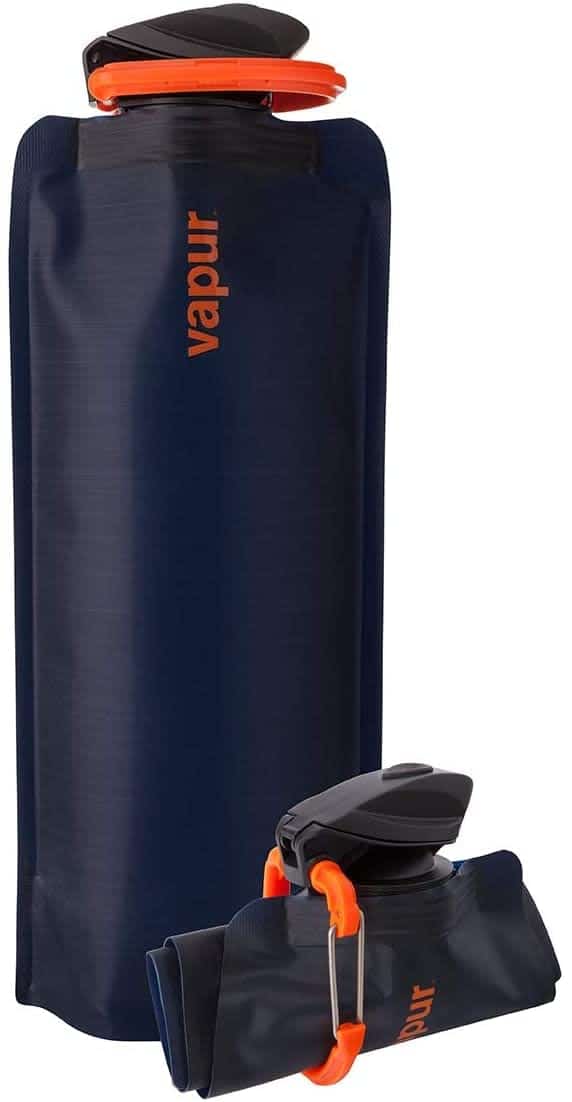 Vapur Wide Mouth 1.0L Folding Water Bottle (Various Colours)