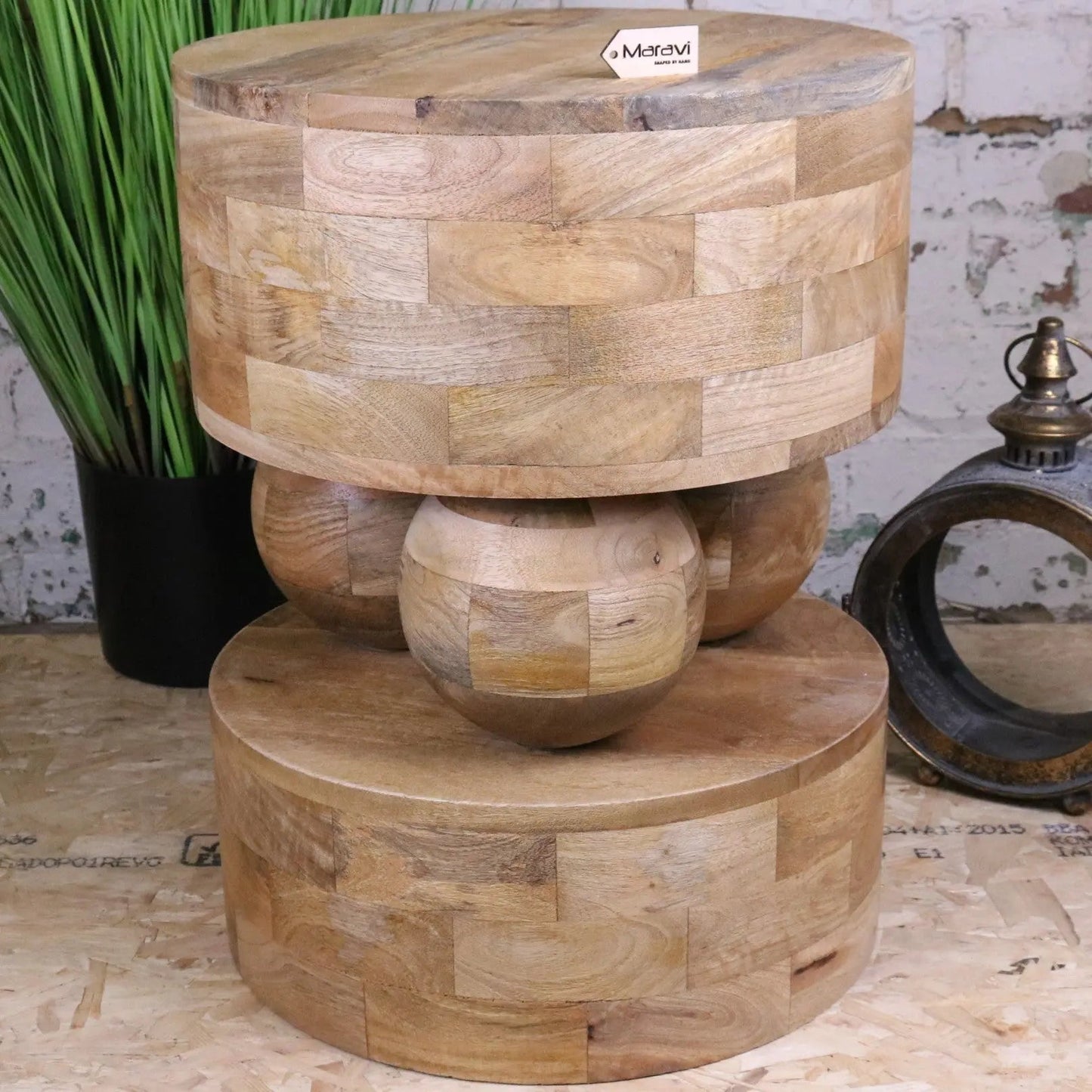 Varuni Mango Wood Side Table