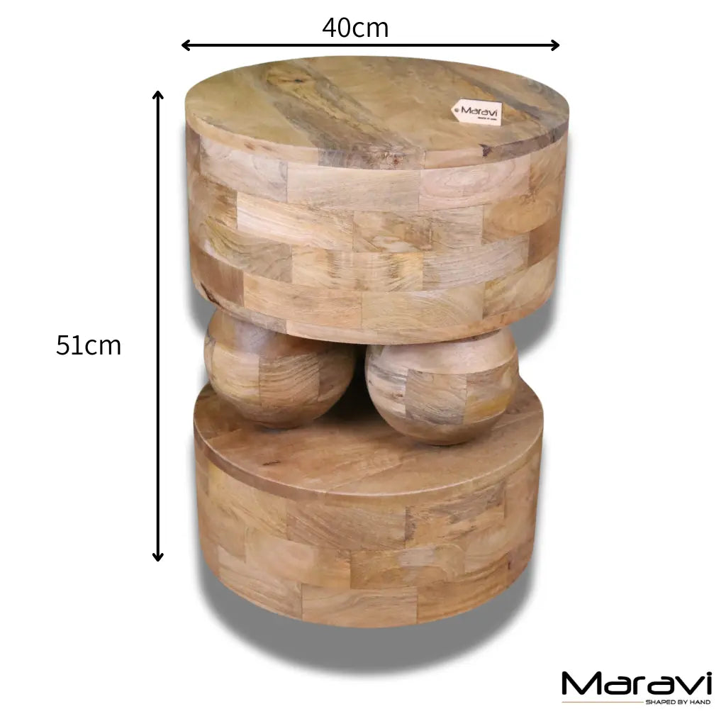 Varuni Mango Wood Side Table