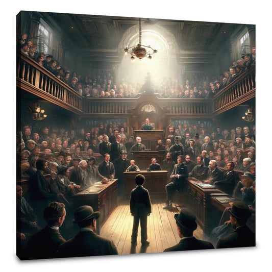 Courtroom Revelation Canvas