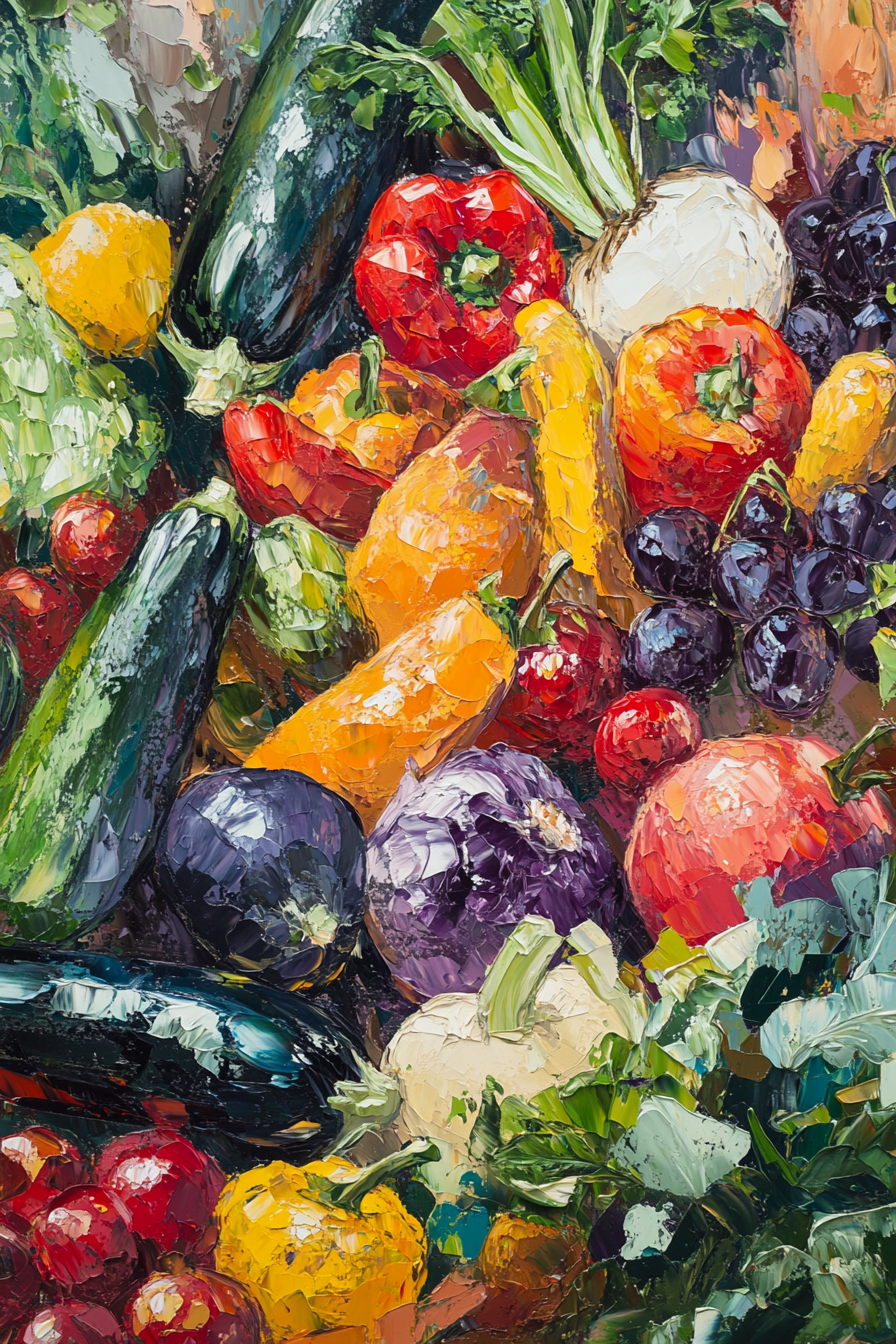 Vegetable Medley Canvas