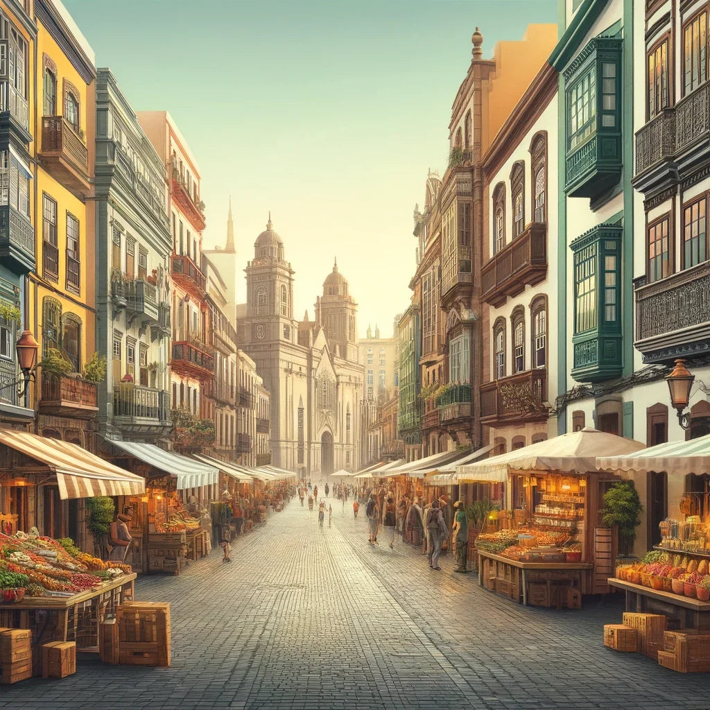 Vegueta District Canvas