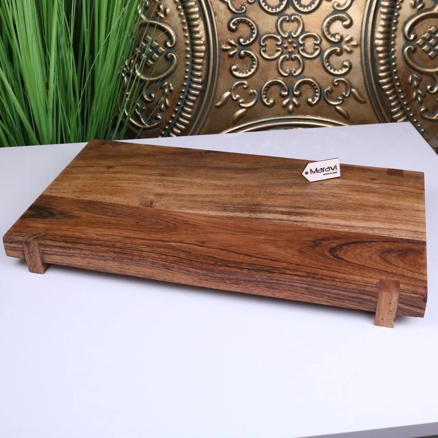Velora Wooden Serving Board Acacia Wood 45cm
