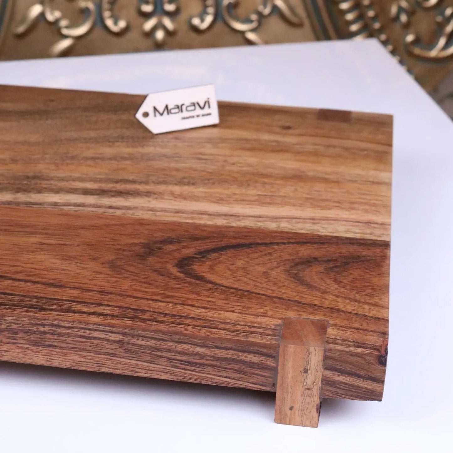 Velora Wooden Serving Board Acacia Wood 45cm