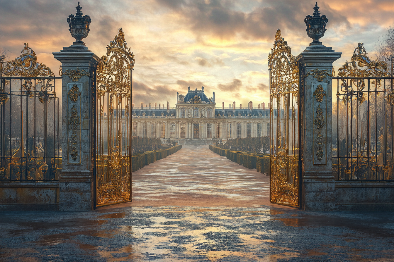 Versailles Sunrise Blanket