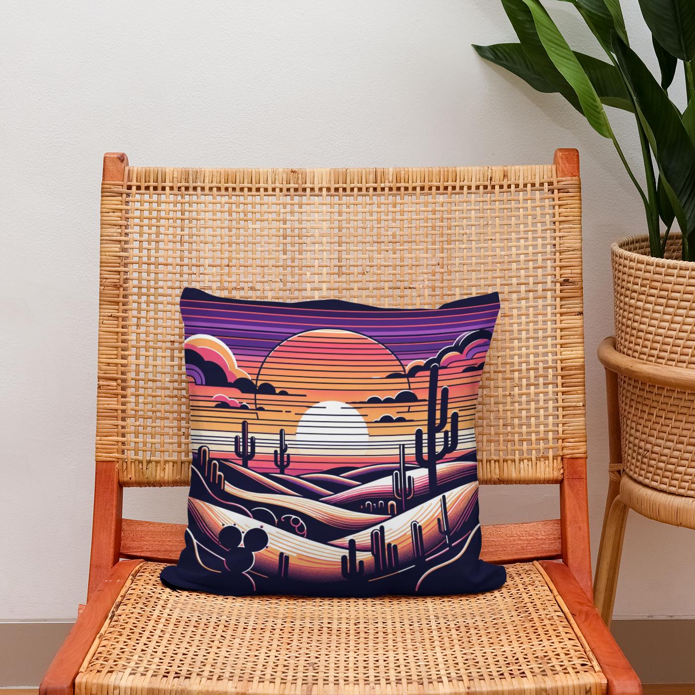 Dusk Mirage Cotton Cushion