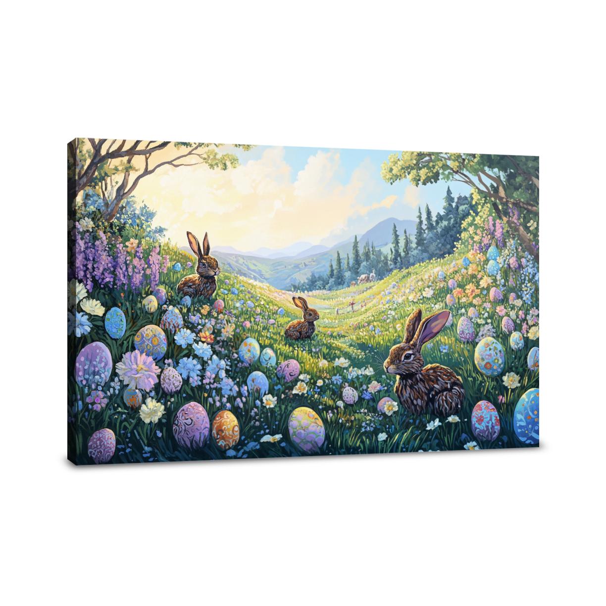 Easter Meadow Canvas