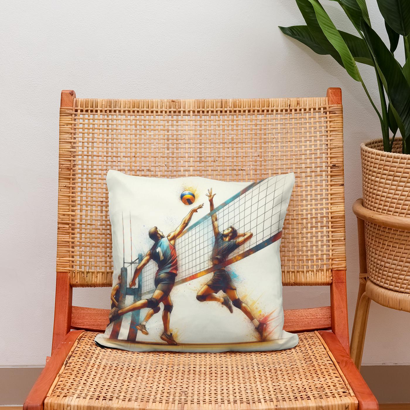Net Clash Cotton Cushion