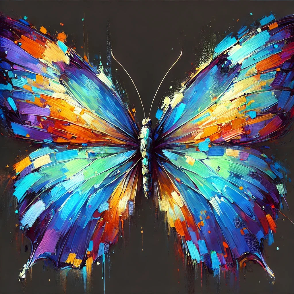 Vibrant Butterfly Dreams Canvas