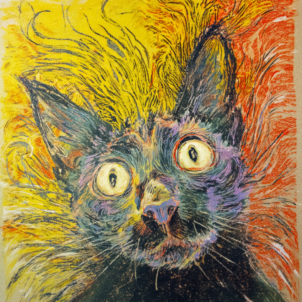 Vibrant Vacuum Encounter Canvas