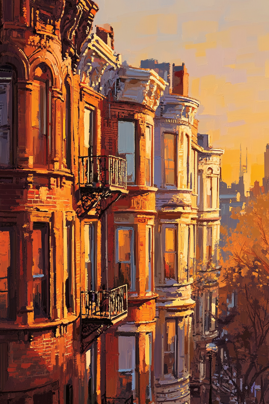 Victorian Brickwork Canvas