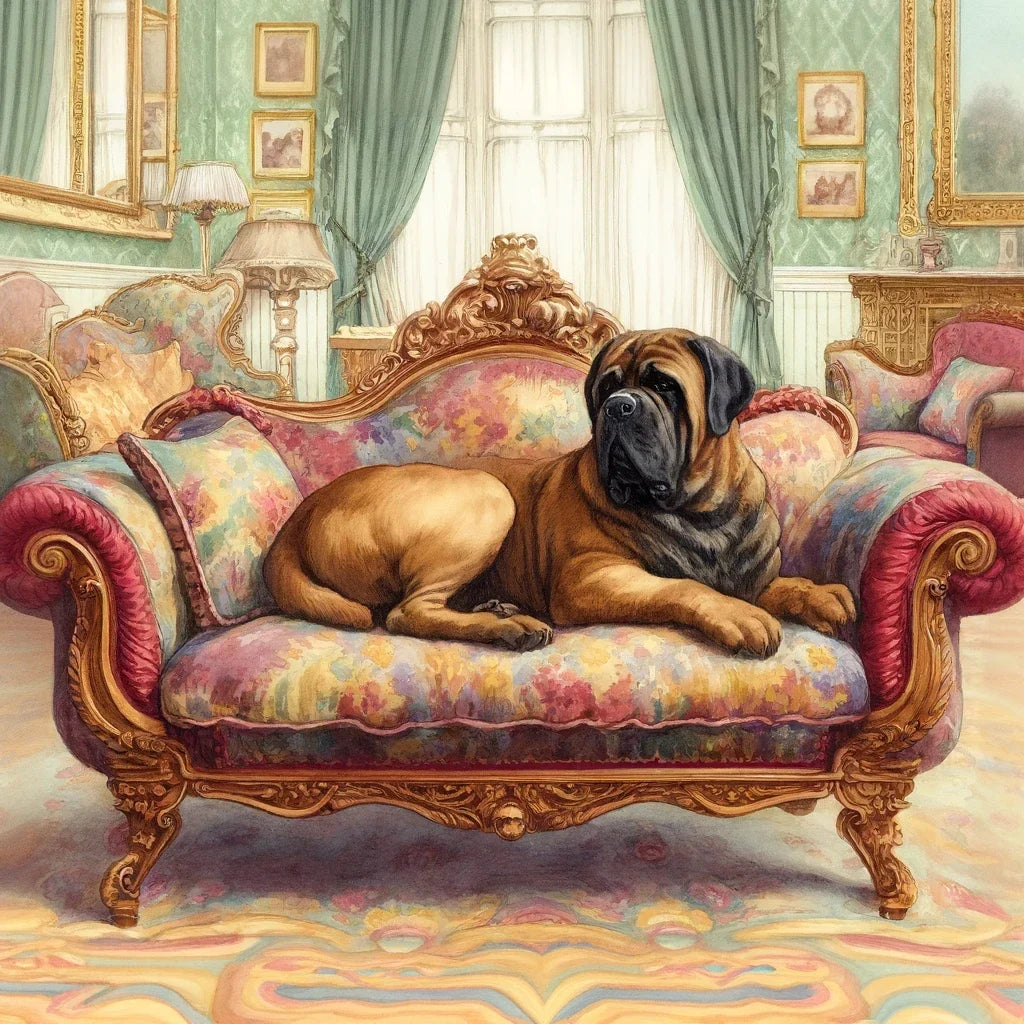 Victorian Leisure Bullmastiff Canvas