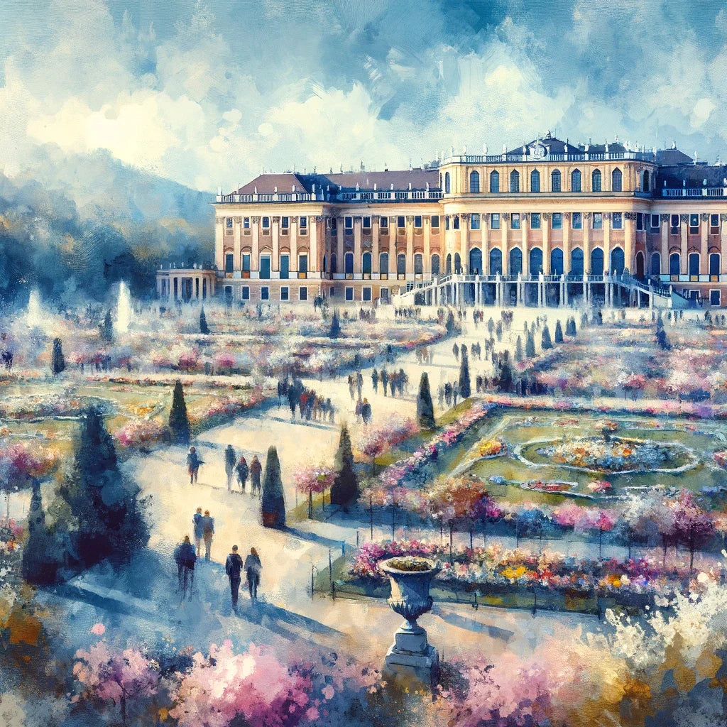 Vienna Spring Palace Canvas