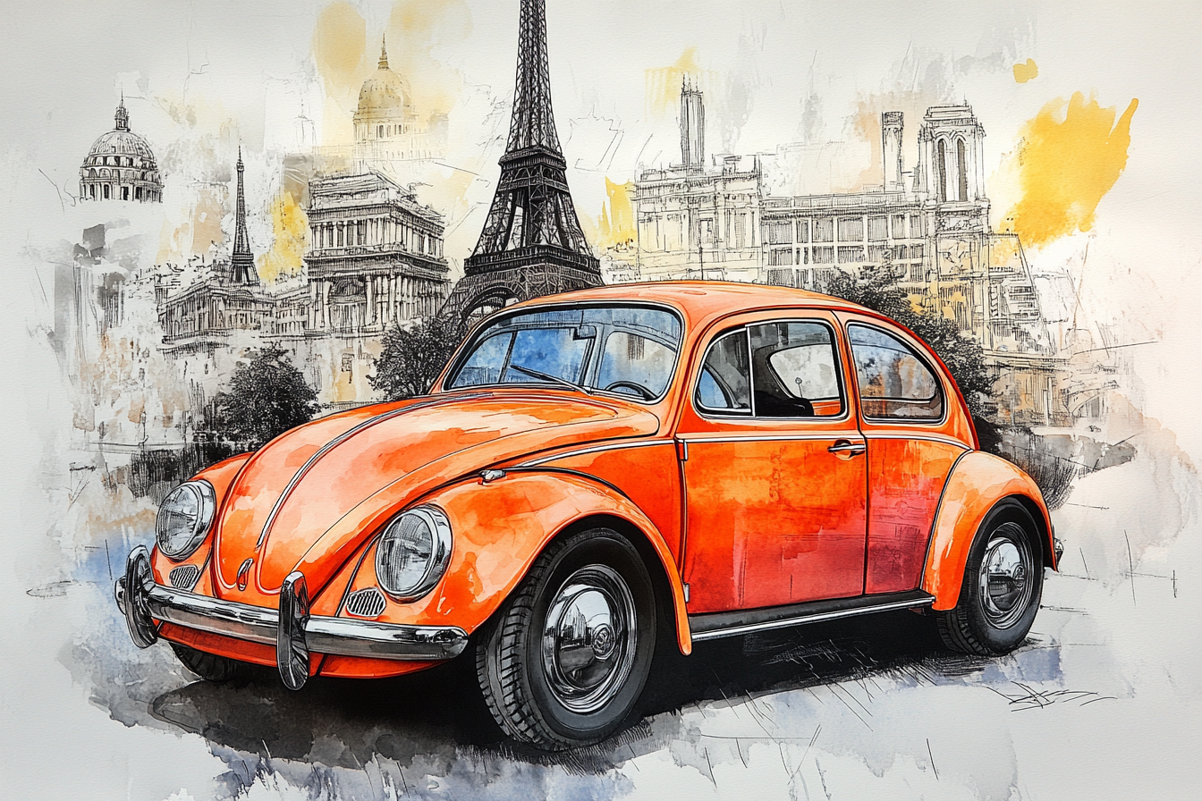 Vintage Drive Canvas