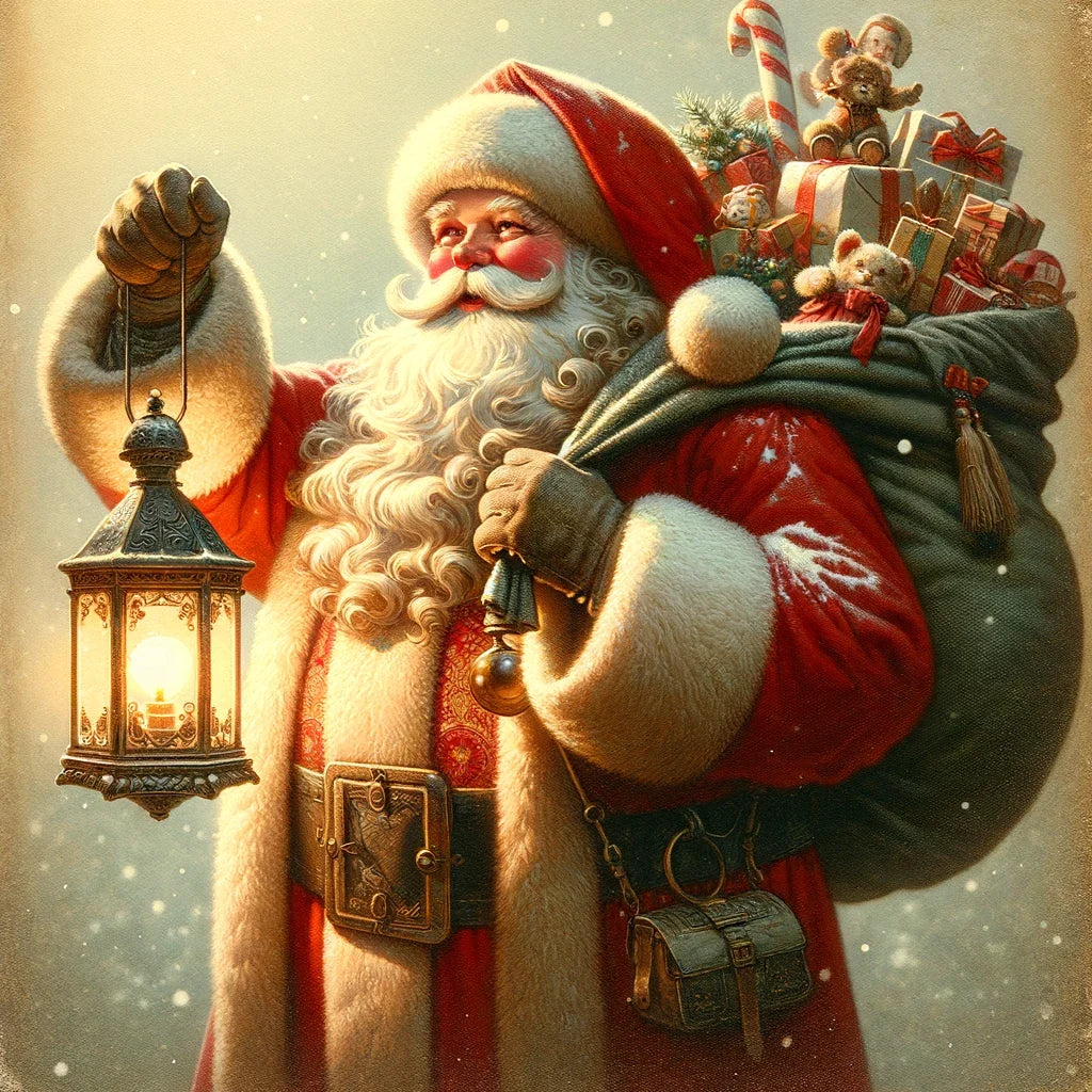 Vintage Holiday Cheer Canvas