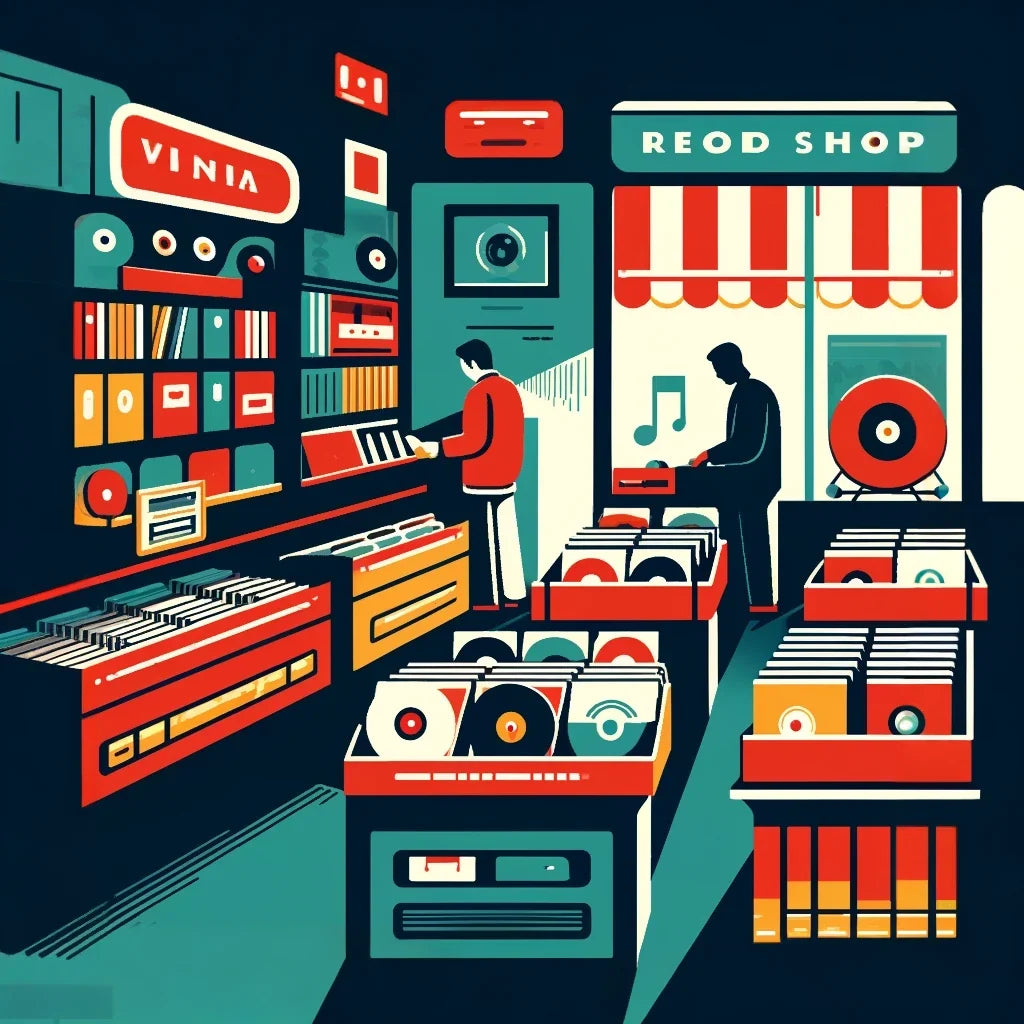 Vintage Vinyl Vibes Canvas