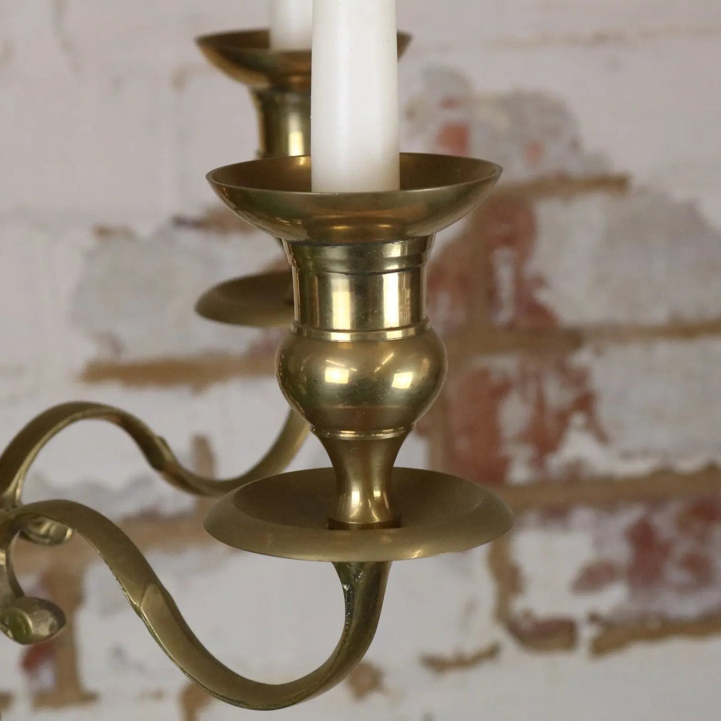 Vintage Brass Candelabra 100cm 5 Candle