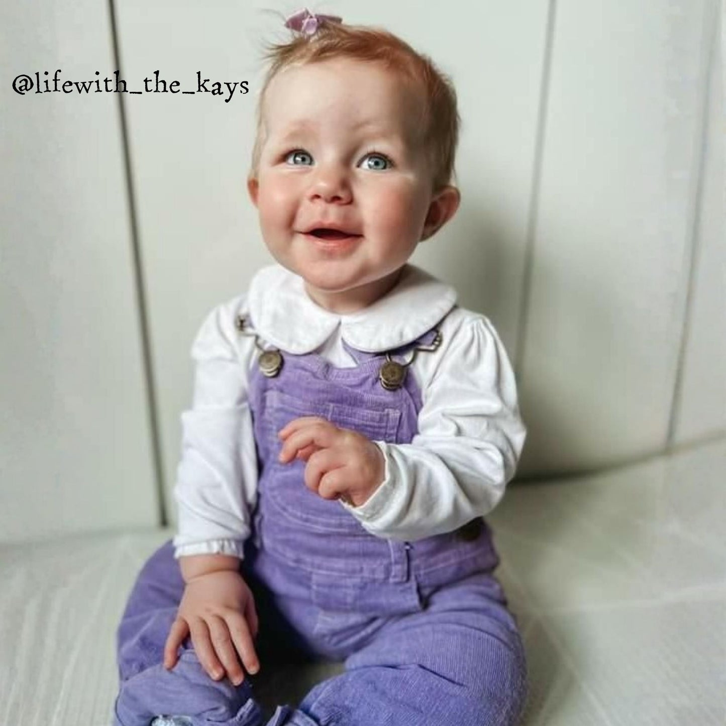 Violet Chunky Cord Dungarees
