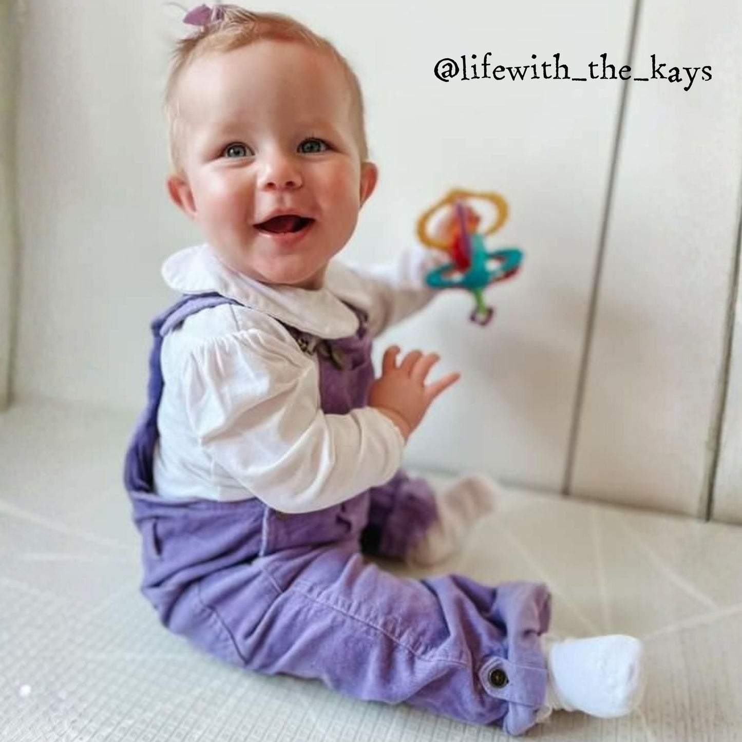 Violet Chunky Cord Dungarees