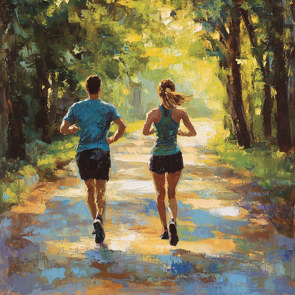 Vitality in Motion Canvas