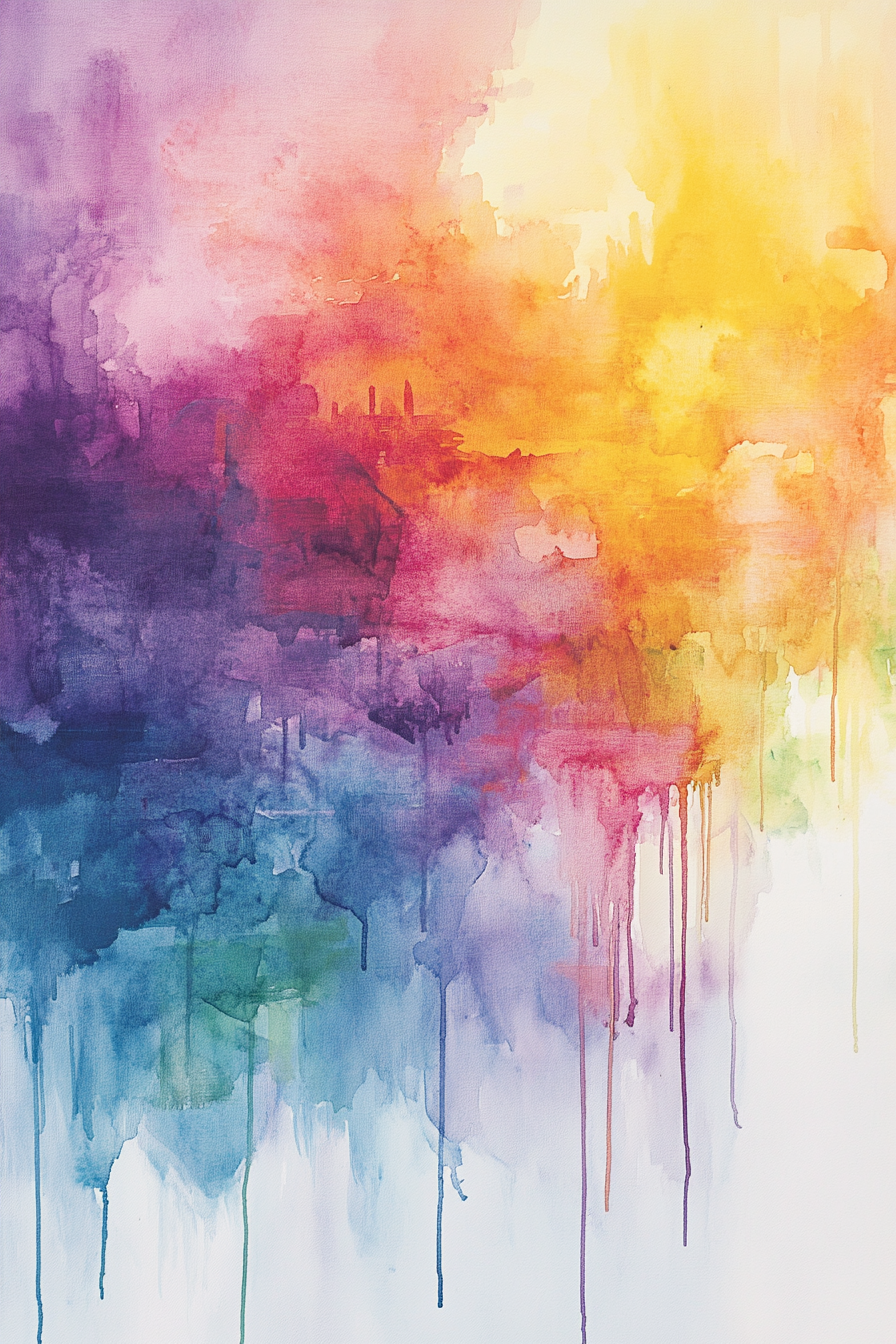 Vivid Descent Canvas