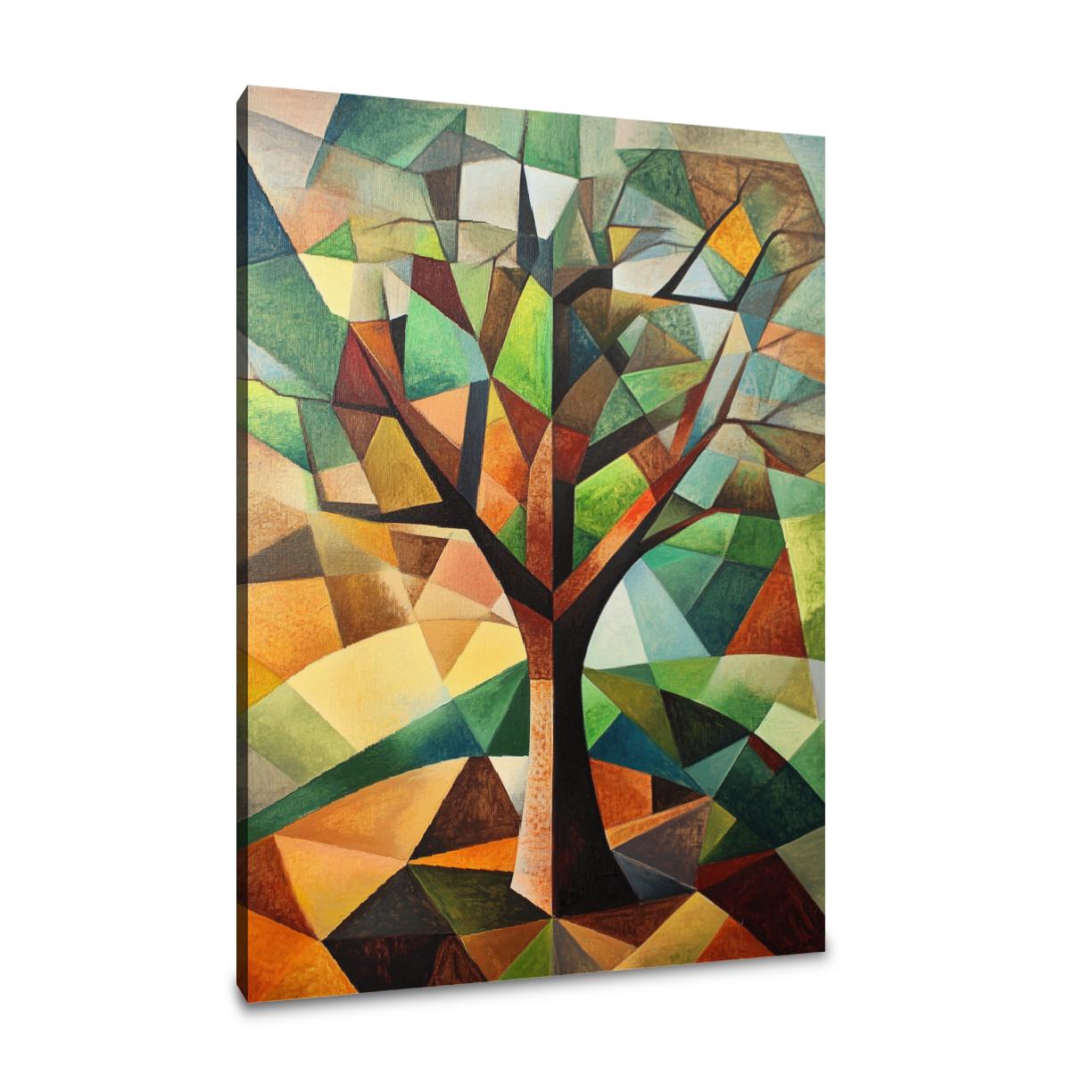Geometric Tree Canvas