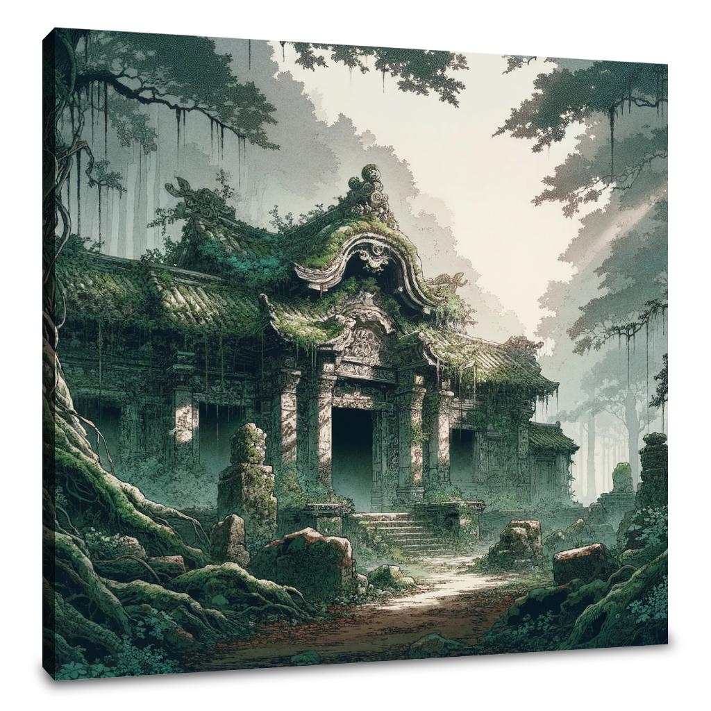 Forgotten Temple Canvas