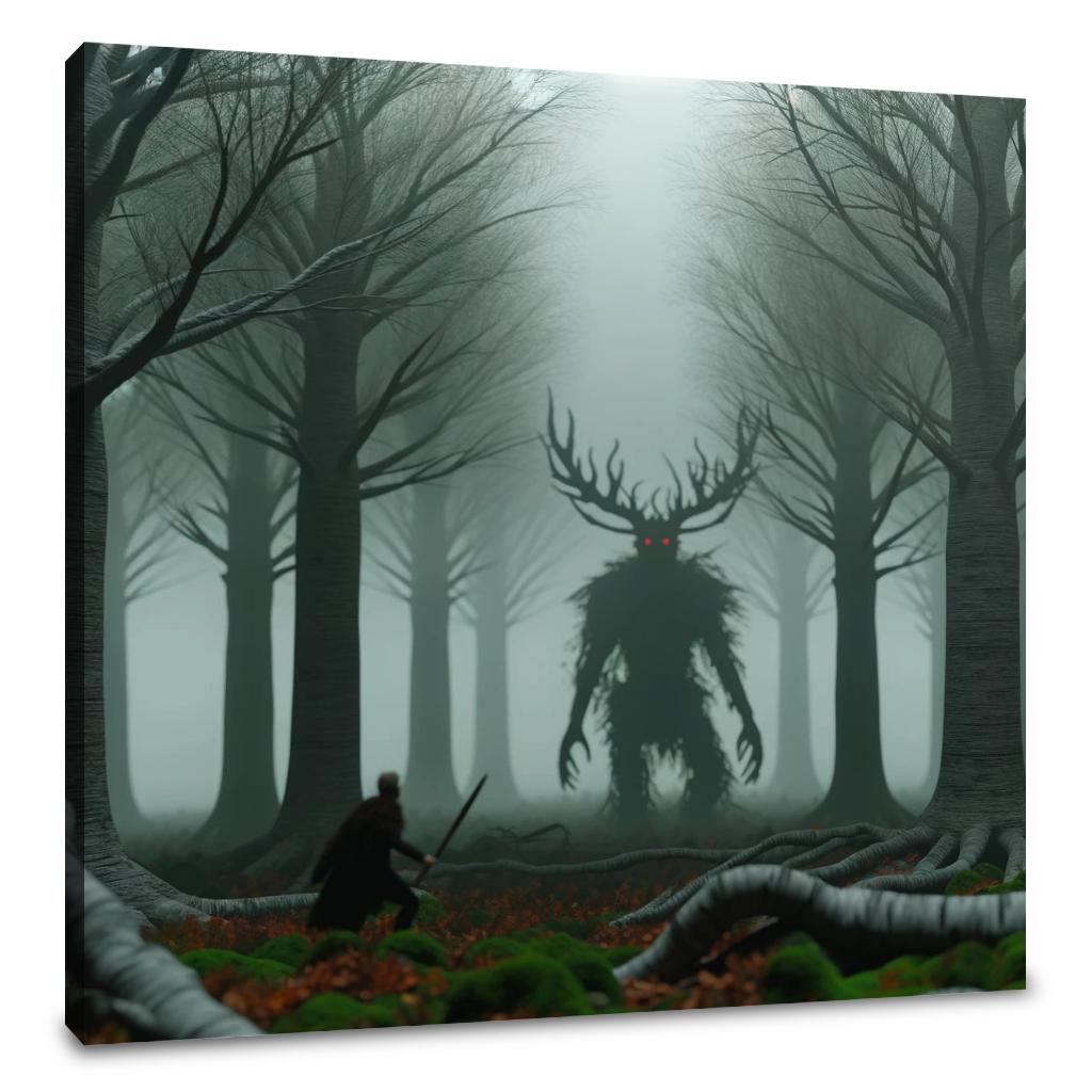 Forest Duel Canvas