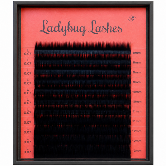 Platinum L Curl Volume Lashes 16 Row Mixed Tray