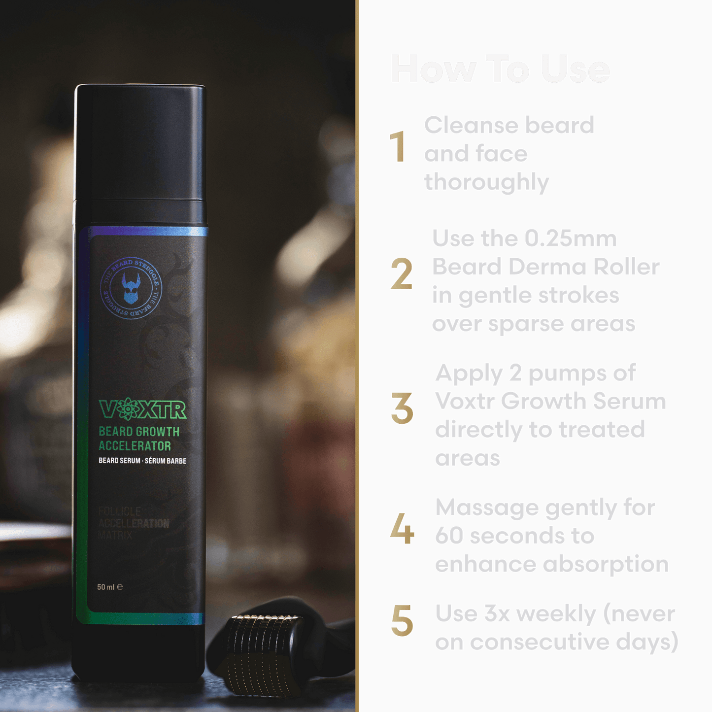 Voxtr Beard Growth Kit